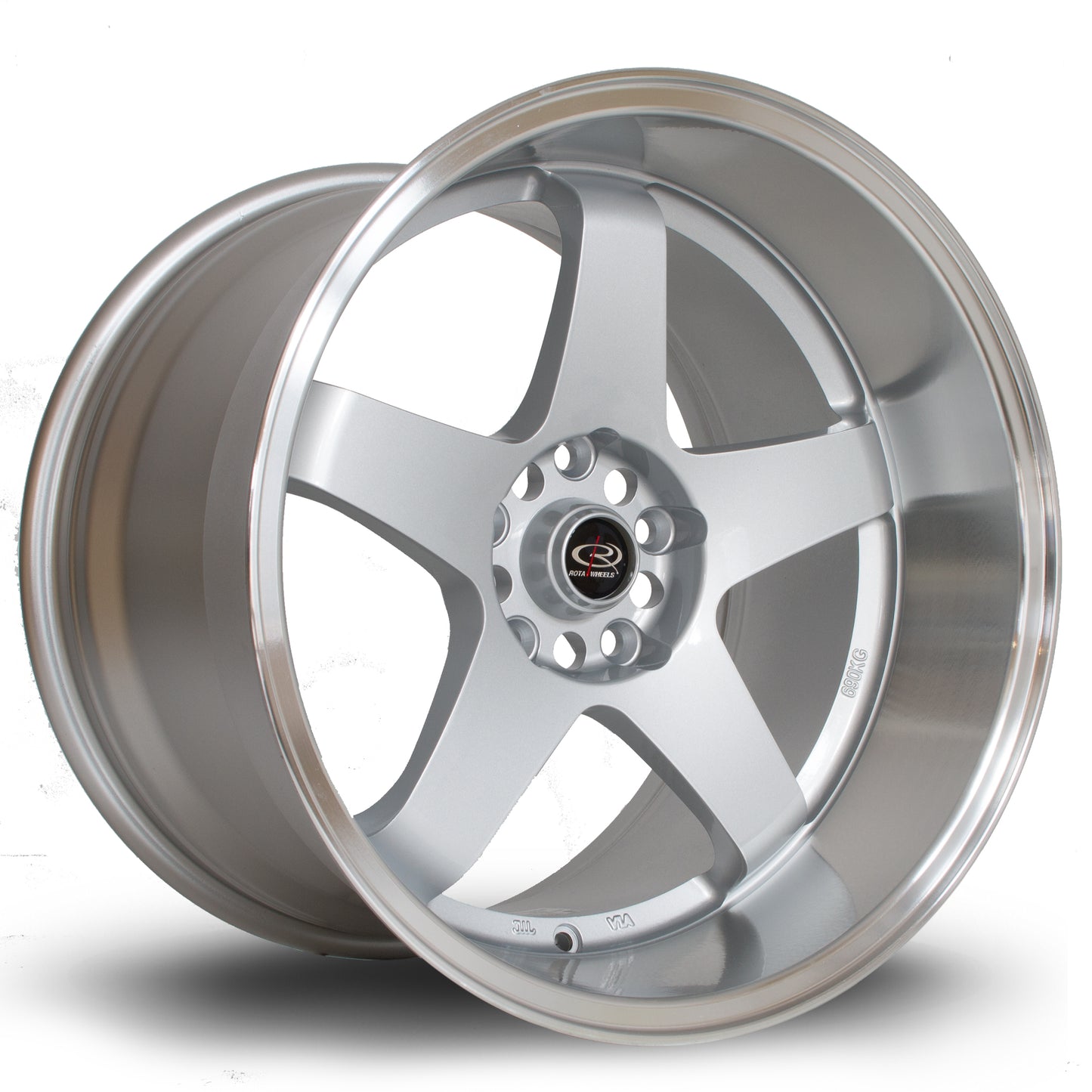 Rota GTR-D - 18x12 | 5x114 | ET20 | Silver/Polished Lip