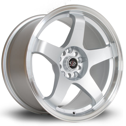 Rota GTR Alloy Wheels - 17x9.5 | 5x114 | ET30 | Silver/Polished Lip