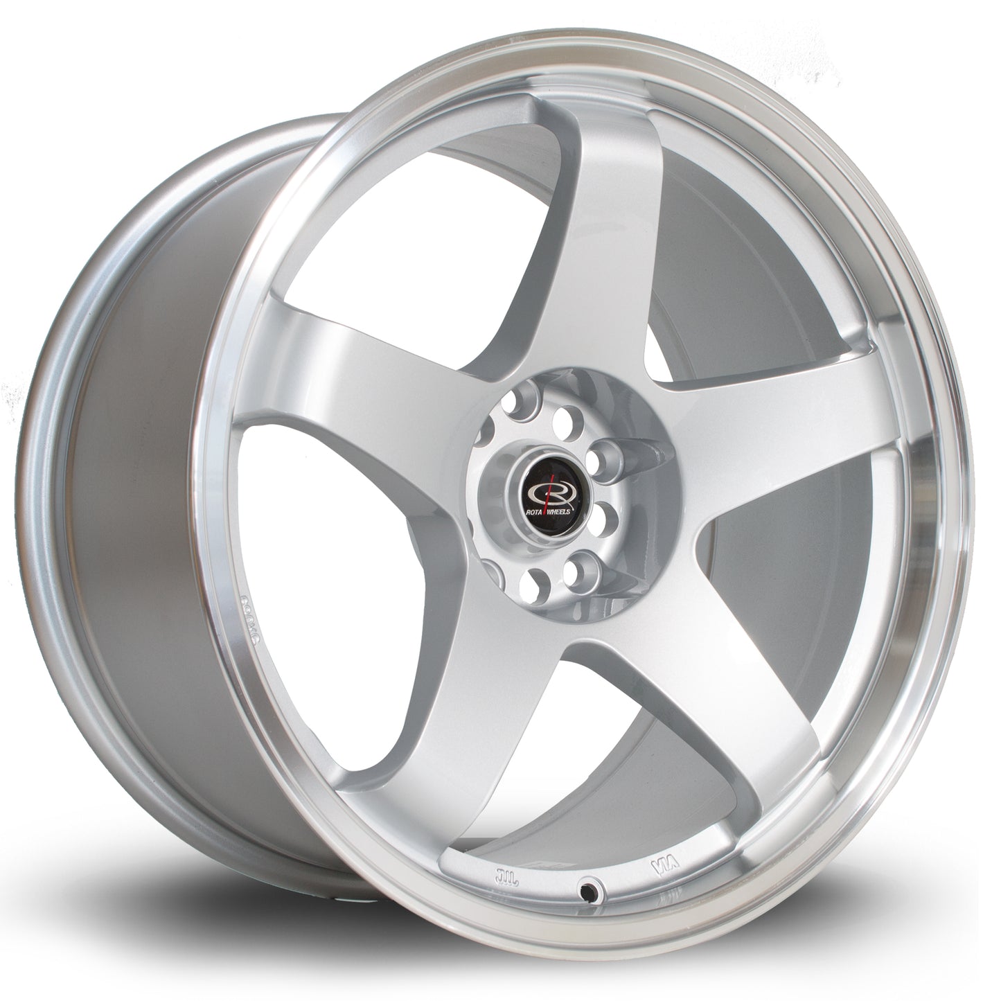 Rota GTR Alloy Wheels - 18x9.5 | 5x114 | ET12 | Silver/Polished Lip