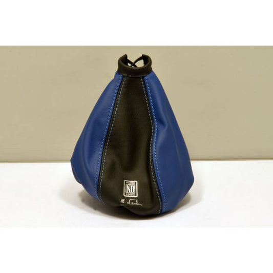 Nardi Leather Gear Gaiter - Black and Blue Leather