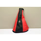 Nardi Leather Handbrake Gaiter - Black and Red Leather