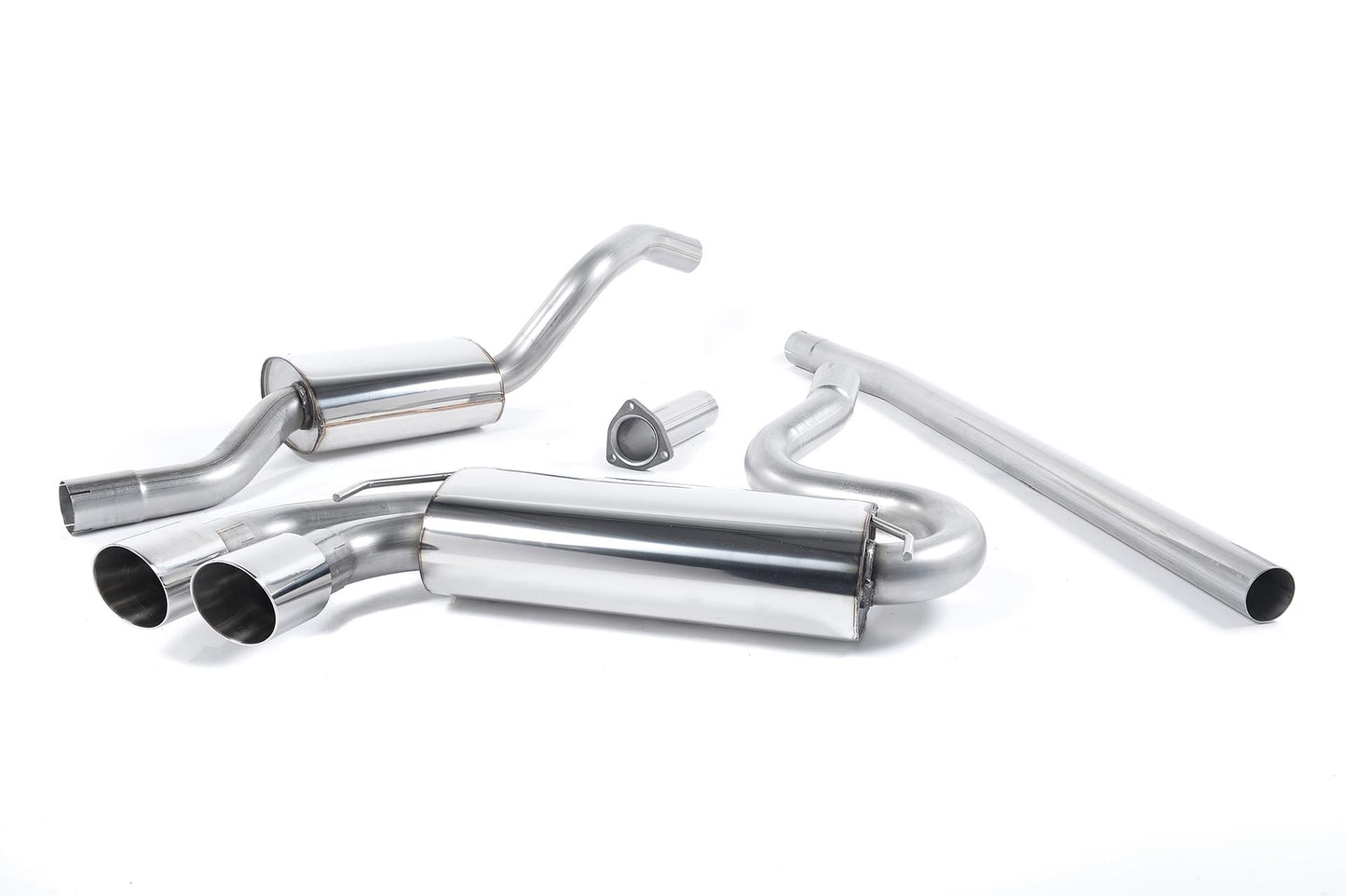 Milltek Resonated Downpipe Back Exhaust for Audi Quattro 10v Turbo (81-89)