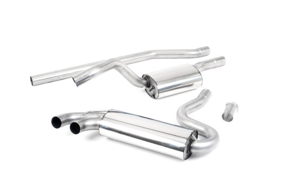 Milltek Resonated Downpipe Back Exhaust for Audi Quattro 20v Turbo (89-91)