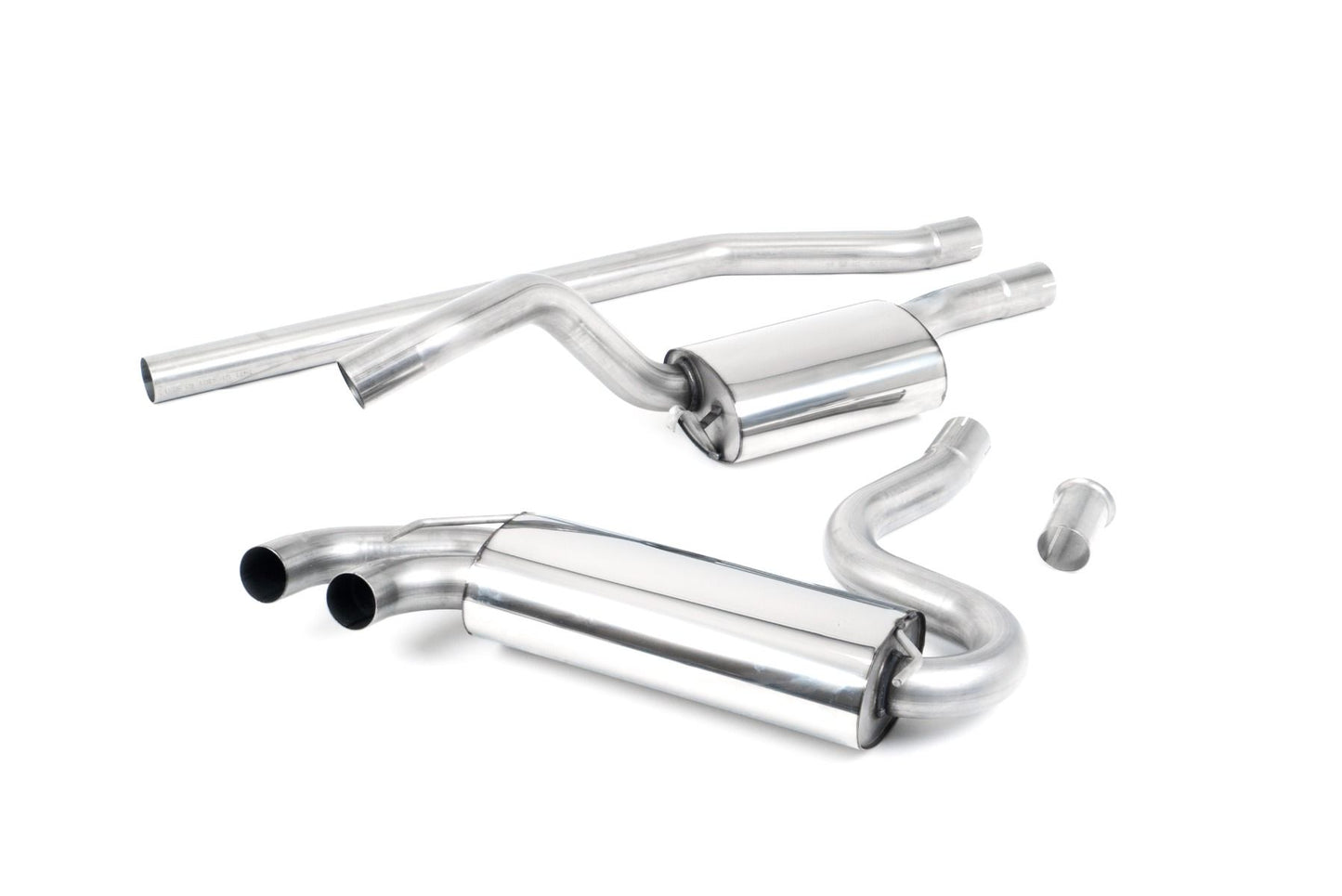 Milltek Resonated Downpipe Back Exhaust Titanium for Audi Quattro 20v Turbo