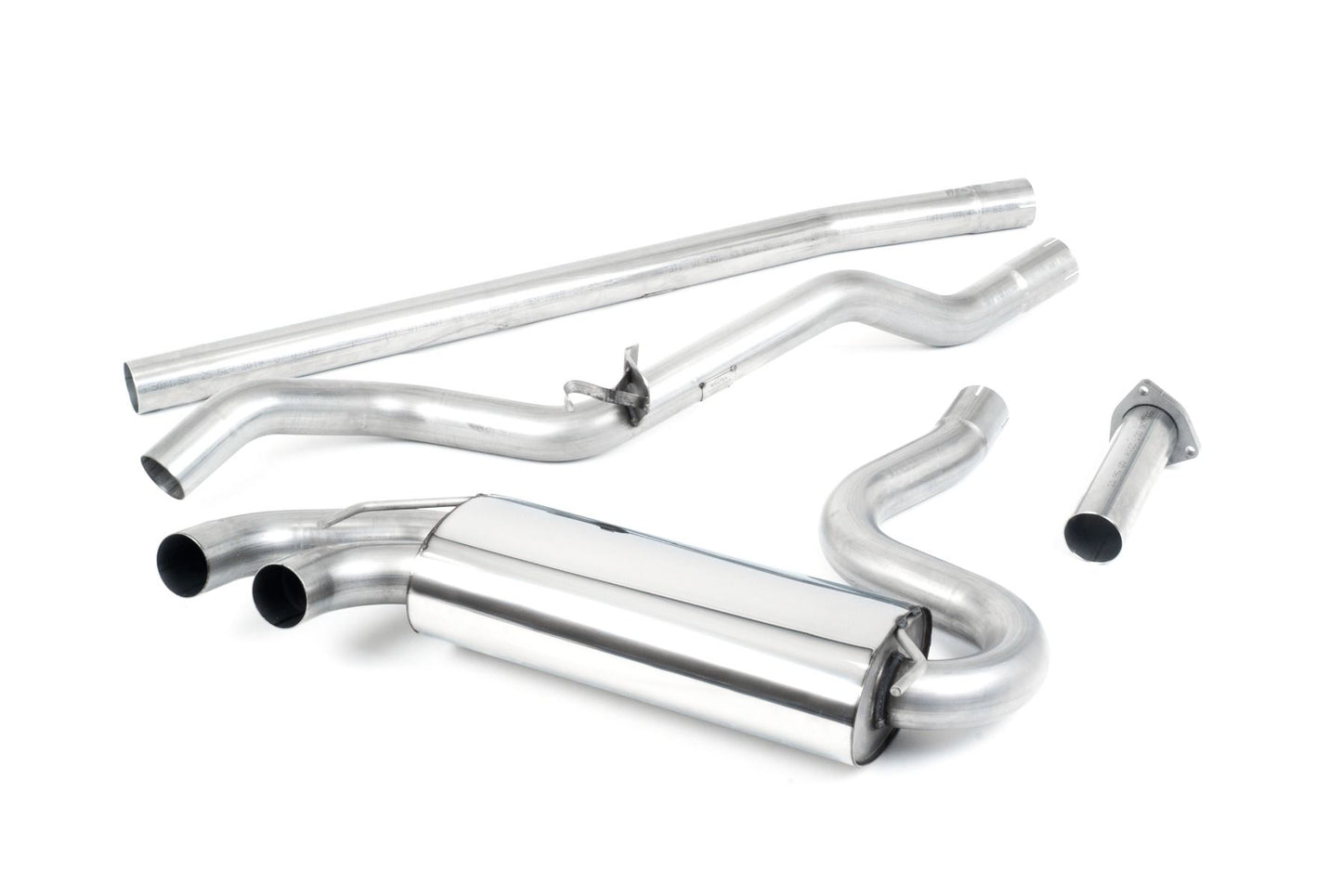 Milltek Non-Res Downpipe Back Exhaust Titanium for Audi Quattro 10v Turbo 81-89