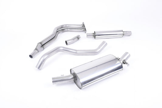 Milltek Resonated Manifold Back Exhaust for VW Golf Mk1 GTI - OE Cast Manifold