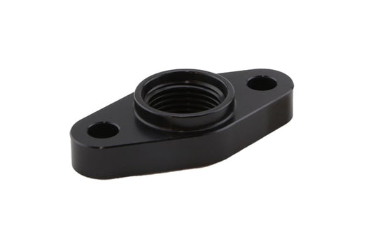 Turbosmart Billet Turbo Drain adapter with Silicon O-ring. 50.8mm Mounting Holes - T3/T4 style fit
