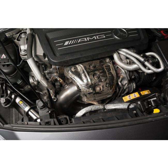 Cobra Front Downpipe Sports Cat / Decat Performance Exhaust - Mercedes CLA45 AMG
