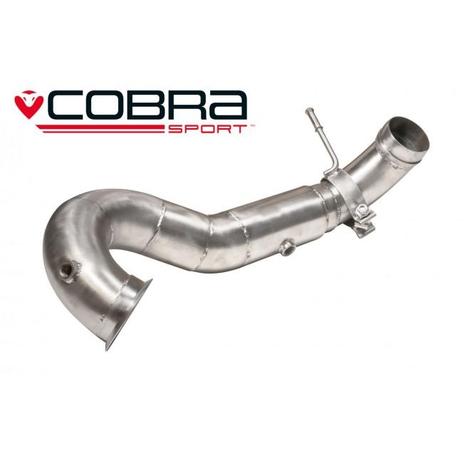 Cobra Front Downpipe Sports Cat / Decat Performance Exhaust - Mercedes CLA45 AMG