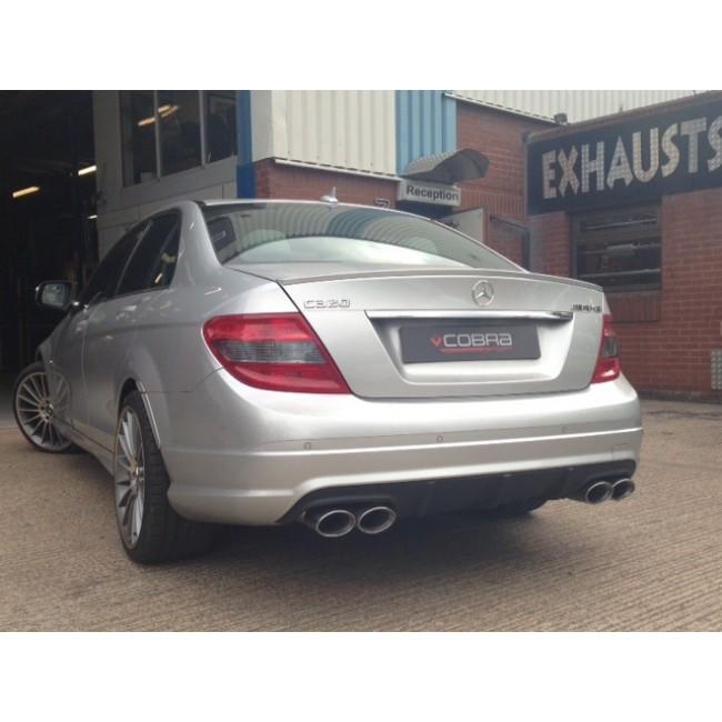 Cobra AMG Quad Performance Exhaust - Mercedes W204 C200/C220/C250 Diesel