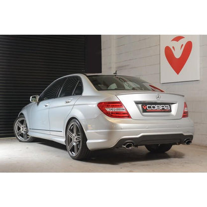 Cobra 350 Dual Performance Exhaust - Mercedes W204 C200/C220/C250 Diesel