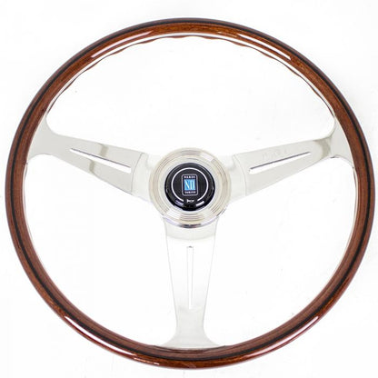 Nardi Classic Wood Steering Wheel 390mm with Polished Spokes (21mm Grip)