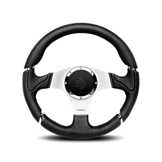Momo Millenium Steering Wheel - Black Leather 320mm