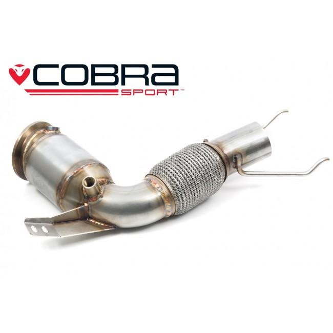 Cobra Sports Cat / Decat Downpipe Performance Exhaust - Mini Cooper S F56 LCI Facelift