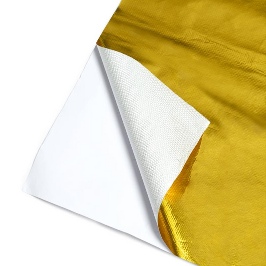 Mishimoto Gold Reflective Barrier with Adhesive Backing 24 x 24"