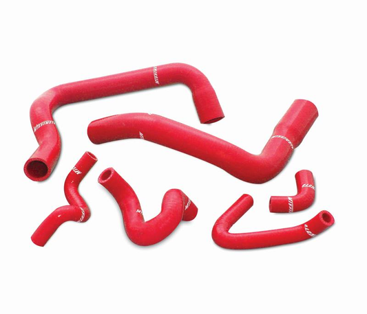 Mishimoto Silicone Radiator Hose Kit (Red) for Ford Mustang GT (86-93)