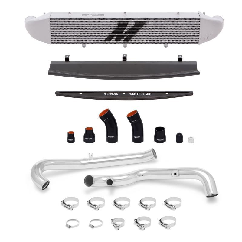 Mishimoto Intercooler Kit Silver w/ Wrinkle Black Pipes for Ford Fiesta ST 14-19