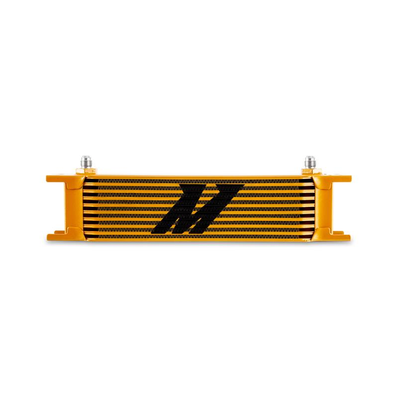 Mishimoto Universal 10 Row Oil Cooler (Gold)