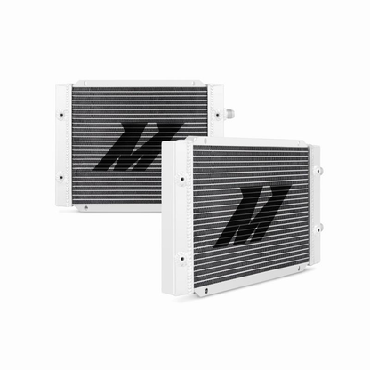 Mishimoto Universal 25 Row Dual Pass Oil Cooler (Silver)