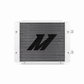 Mishimoto Universal 25 Row Dual Pass Oil Cooler (Silver)