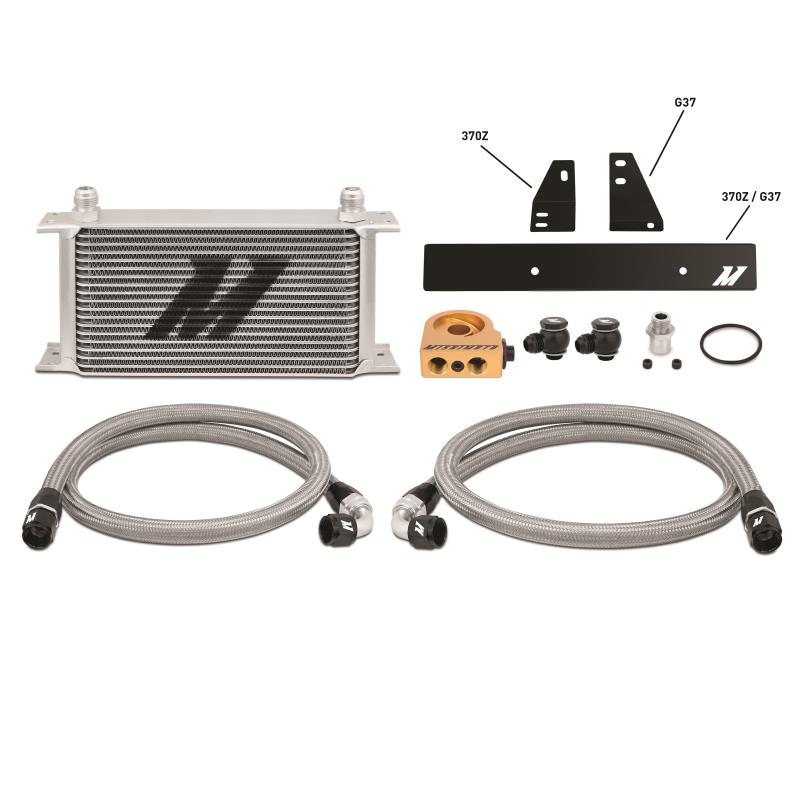 Mishimoto Oil Cooler Kit (Silver) for Nissan 370Z (09+)