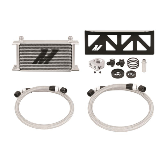 Mishimoto Thermostatic Oil Cooler Kit Silver for Toyota GT86 & Subaru BRZ 13-20