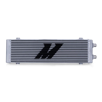 Mishimoto Universal Dual Pass Bar & Plate Oil Cooler Large (Silver)