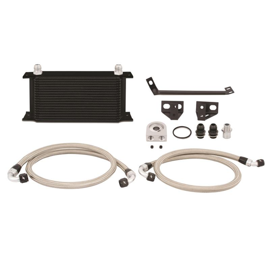 Mishimoto Thermostatic Oil Cooler Kit (Black) for Ford Mustang Ecoboost (15-17)