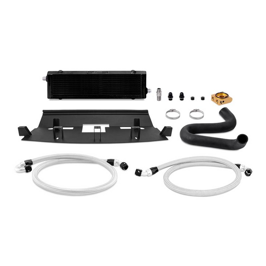Mishimoto Thermostatic Oil Cooler Kit (Black) for Ford Mustang GT LHD (2018+)