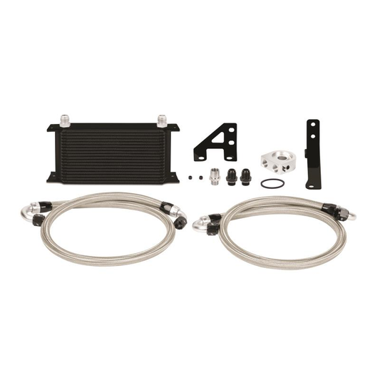 Mishimoto Thermostatic Oil Cooler Kit (Black) for Subaru Impreza WRX STI (15+) 2