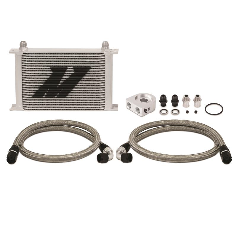 Mishimoto Universal 25 Row Oil Cooler Kit (Silver)