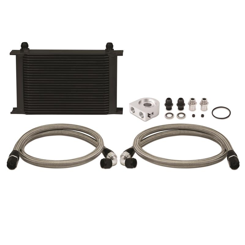 Mishimoto Universal 25 Row Oil Cooler Kit (Black)