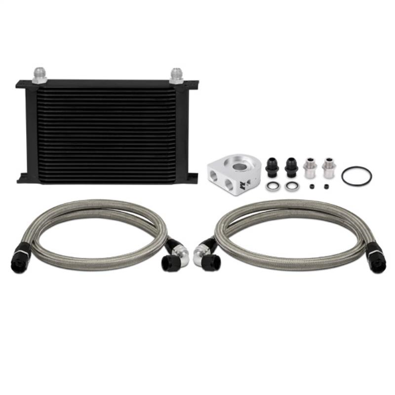 Mishimoto Universal 19 Row Oil Cooler Kit (Black)