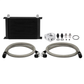 Mishimoto Universal 19 Row Thermostatic Oil Cooler Kit (Black)