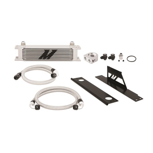 Mishimoto Thermostatic Oil Cooler Kit (Black) for Subaru Impreza WRX (01-05)
