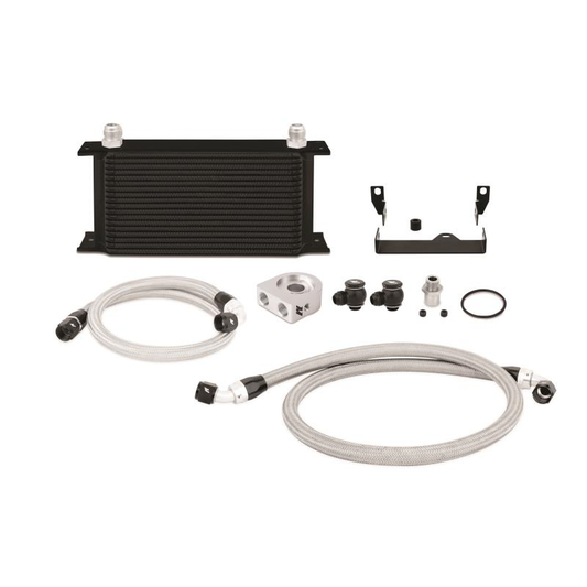 Mishimoto Thermostatic Oil Cooler Kit (Black) for Subaru Impreza WRX (06-07)