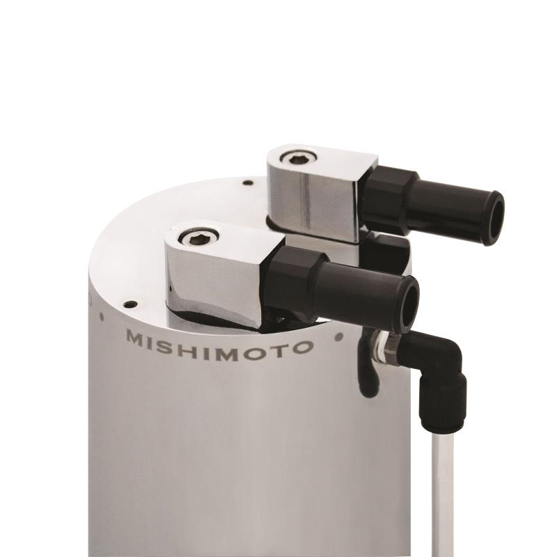 Mishimoto Aluminum Oil Catch Can - Large (Silver)