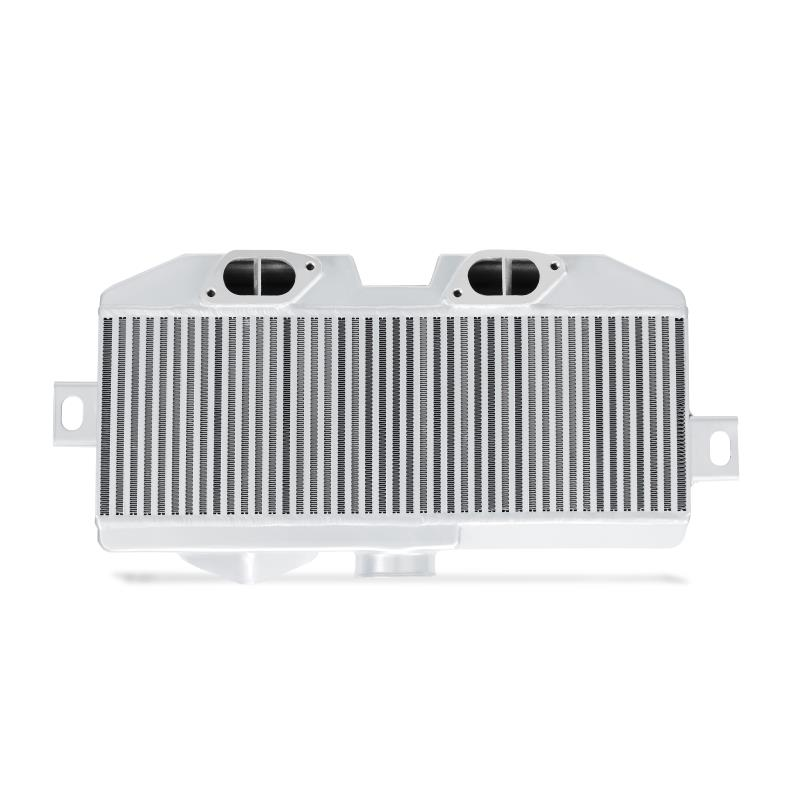 Mishimoto Top Mount Intercooler Silver w/ Black Hoses for Subaru Impreza WRX STI