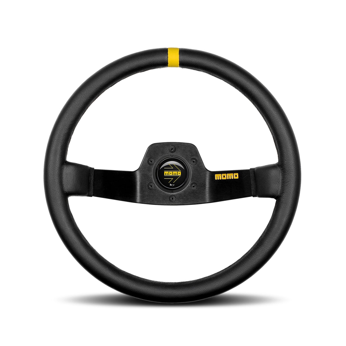 MOMO Mod. 02 Steering Wheel - Black Leather 350mm