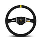 Momo Mod. 03 Steering Wheel - Black Spoke/Black Suede 350mm
