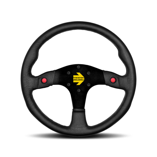 Momo Mod. 80 Steering Wheel - Black Leather 350mm