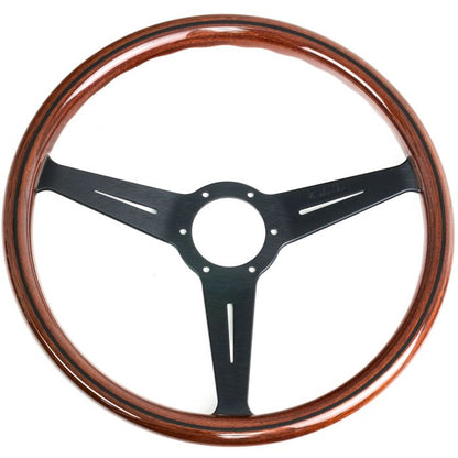 Nardi Classic Wood Steering Wheel 360mm with Black Spokes