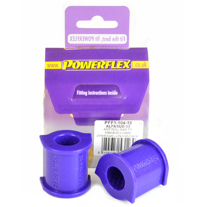 Powerflex Anti Roll Bar to Arm Bush for Alfa Romeo 33 (1981>)