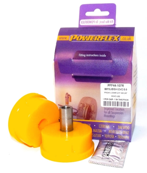 Powerflex Front Lower Diff Mount (Road Use) for Mitsubishi Lancer Evo 10