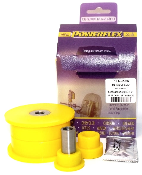 Powerflex Dog Bone Engine Mount Bush Kit for Renault Megane Mk1 (95-02)