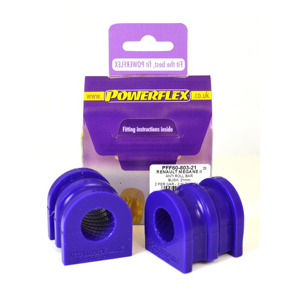 Powerflex Front Anti Roll Bar Bush 21mm for Renault Scenic II (03-09)