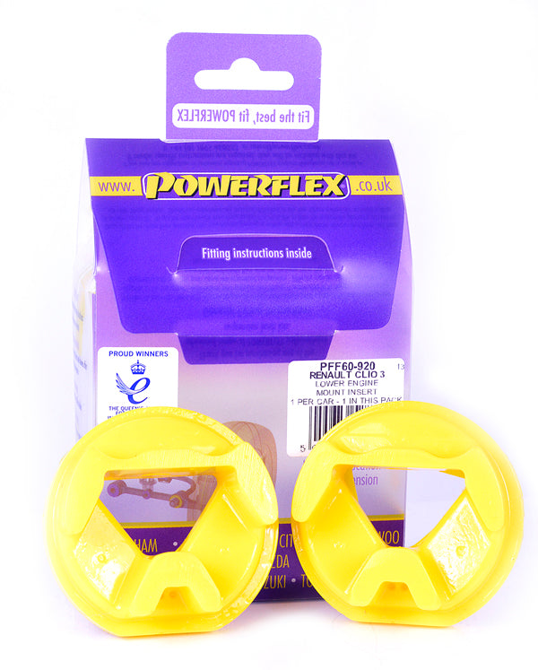 Powerflex Lower Engine Mount Insert for Renault Clio Mk3 (05-12)