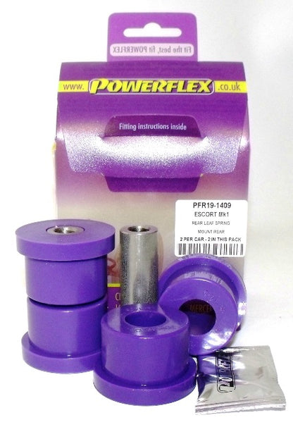 Powerflex Leaf Spring Mount Rear for Ford Escort Mk1 (68-75)
