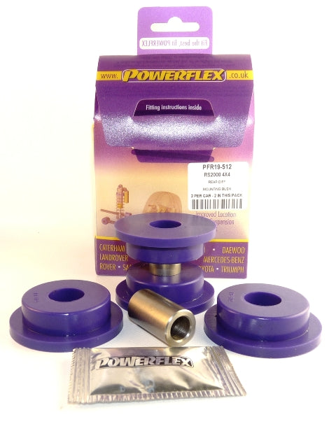 Powerflex Rear Diff Mounting Bush for Ford Escort Mk5/6 RS2000 4x4 (92-96)