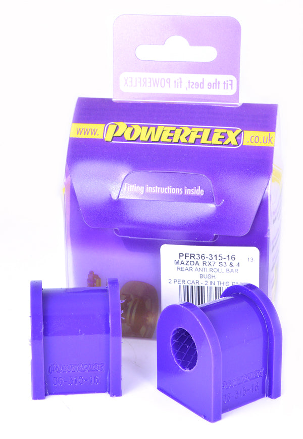 Powerflex Rear Anti Roll Bar Bush for Mazda RX-7 FD3S (92-02)